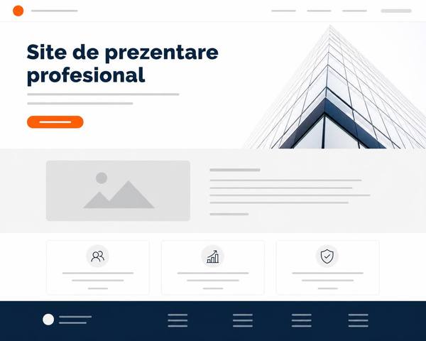 Exemplu de site de prezentare creat de NCHDesign